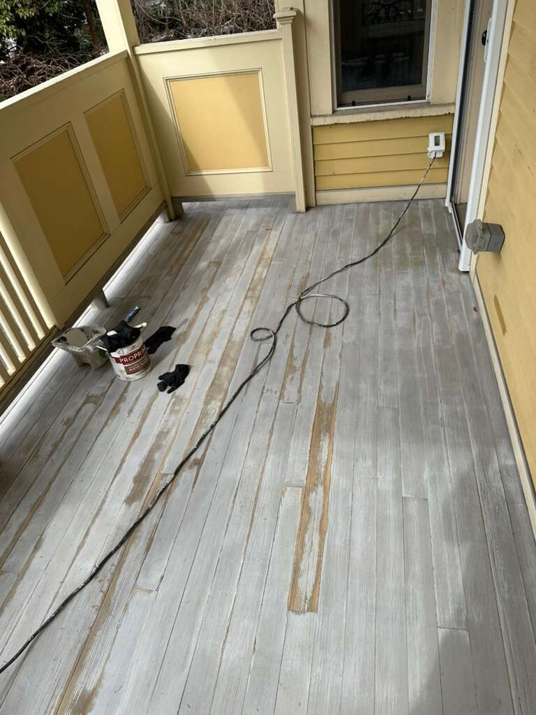 Before — Exterior repaint